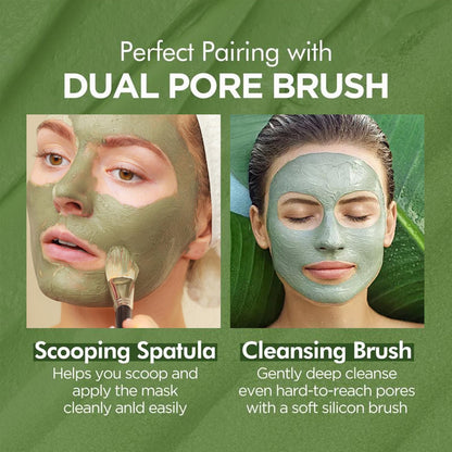 Holy Basil Bubble Deep Mask – Holy Basil & Carbonated Water for Cleansing Pores & Blackheads, Korean Clay to Bubble Wash-Off Pack (90g / 3.17 oz)