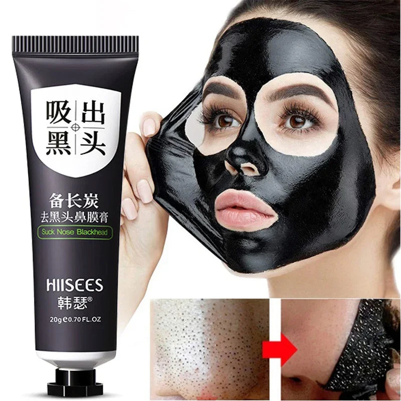 1PC Blackhead Remover Face Mask Cream Oil-Control Nose Black Dots Mask Acne Deep Cleansing Beauty Cosmetics Women Skin Care