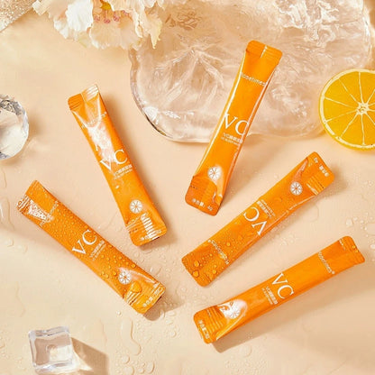 30pcs Vitamin C Sleeping Masks Beauty Face Moisturizing Skin Rejuvenation Firming Disposable No-wash Facial Mask for Face Care